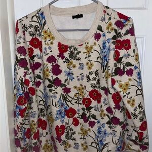 Floral Sweatshirt